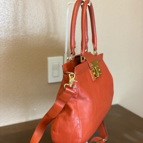 TORY BURCH Salmon Leather Tote - Picture 11 of 15